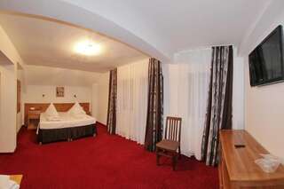 Отель Hotel Pastravaria Popas Стацьюня-Климатерикэ-Сымбэта Двухместный номер с 1 кроватью и видом на горы-5